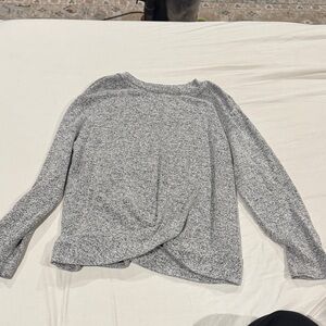 GAP Kids Heather Gray Knit Top